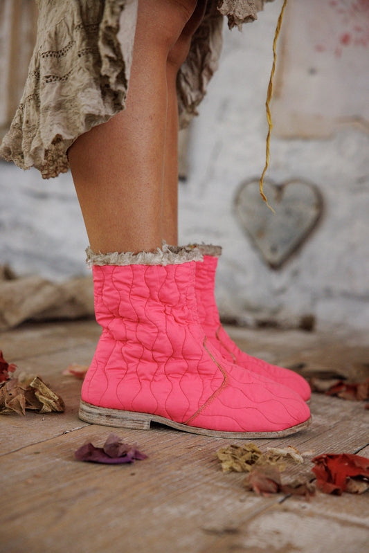 Quilted Ranchero Boots - 38