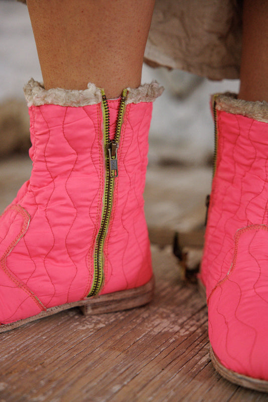 Quilted Ranchero Boots - 40